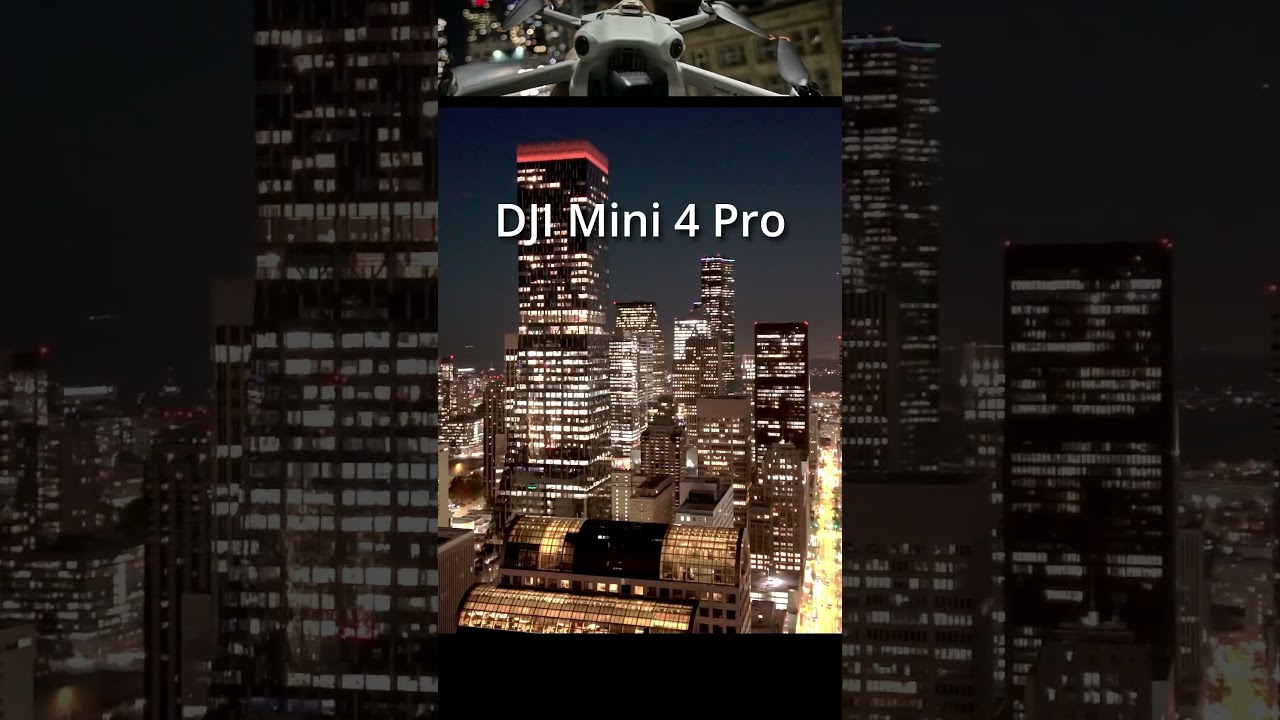🔥How to fly Night City with DJI Mini 4 Pro! 