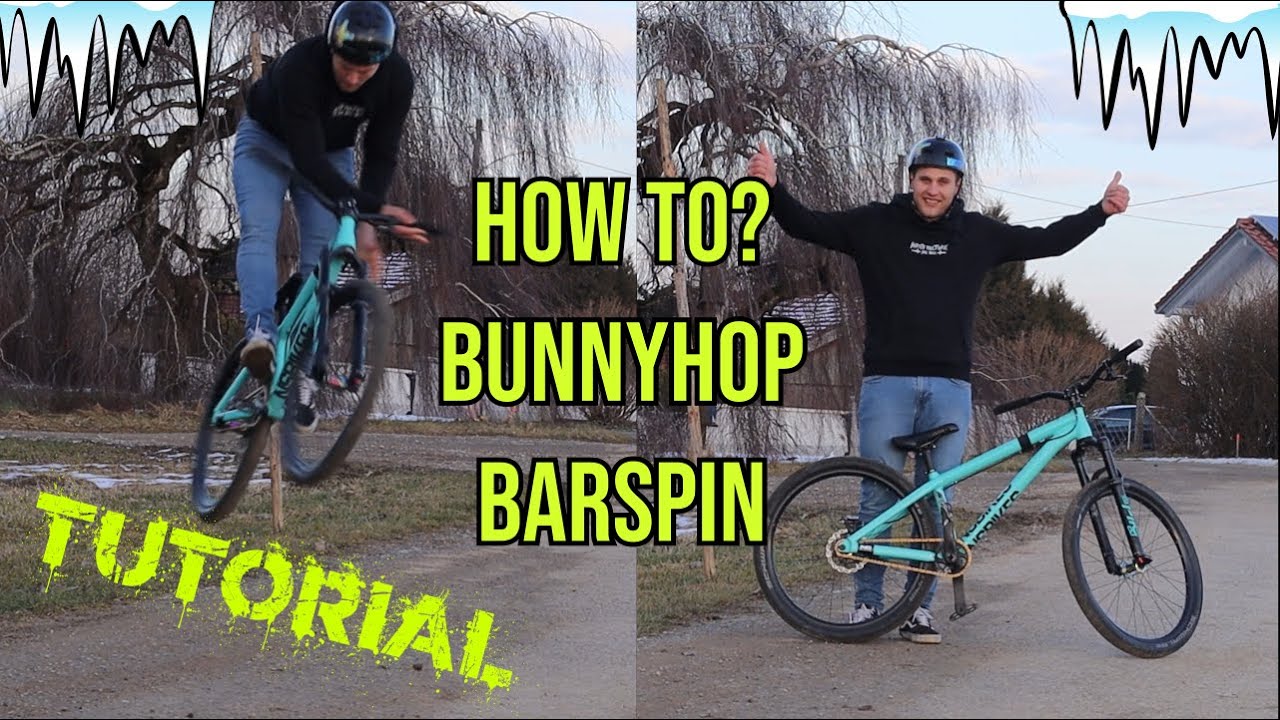 How to BUNNYHOP BARSPIN save and easy way 🤘🏻 // MTB / Dirt / BMX Tutorial
