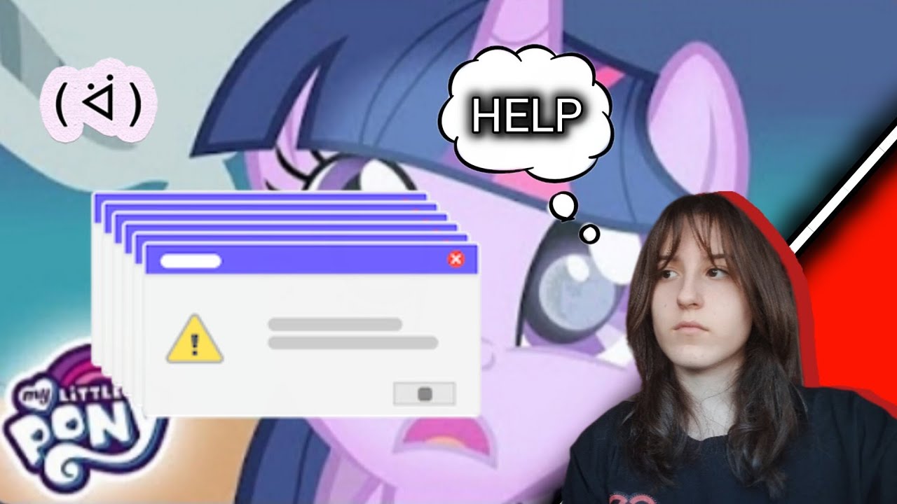 Reaccionando a MY LITTLE PONY (ayuda) #foryou #reaction #funny #humor #mylittlepony #infantil 