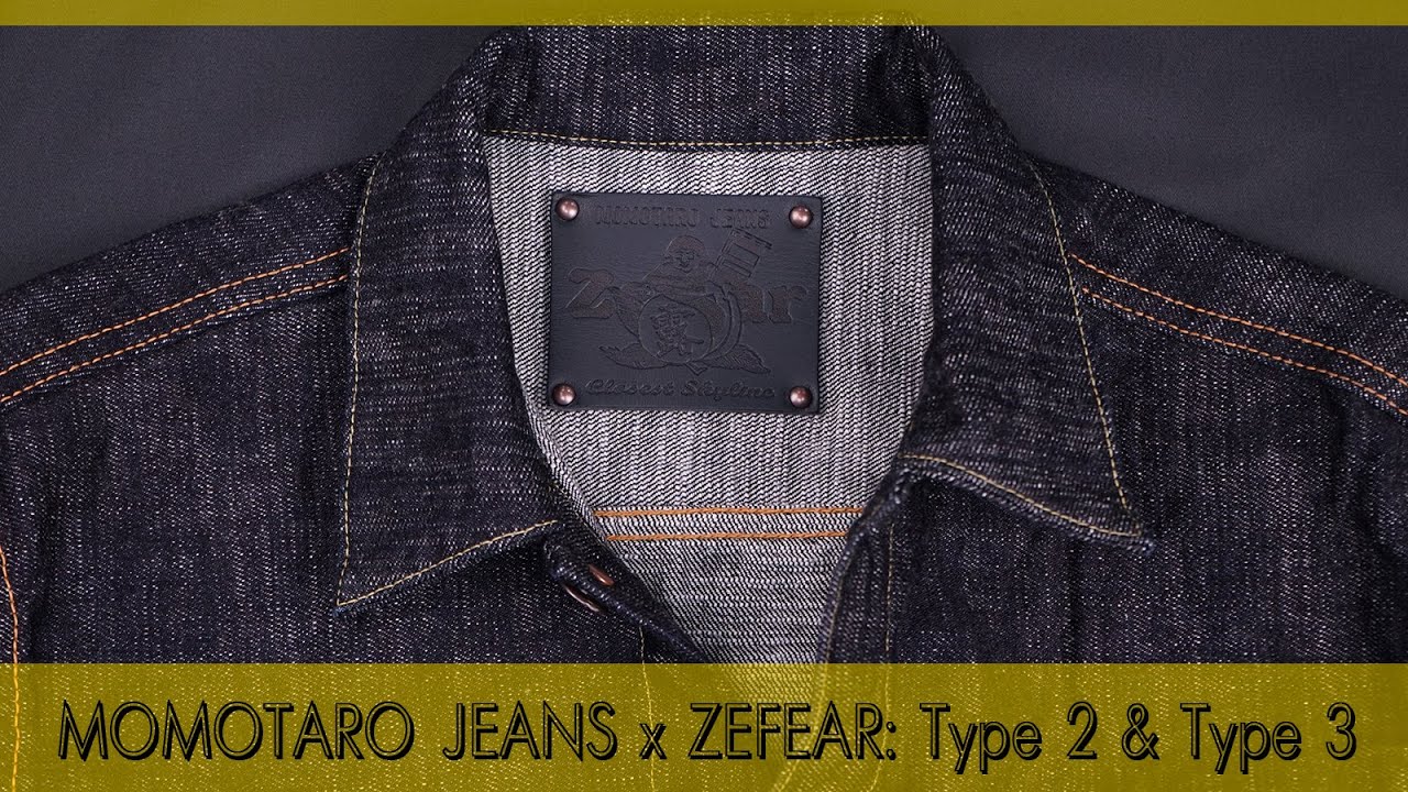 MOMOTARO JEANS x ZEFEAR -  джинсовые куртки Type2 и Type3 -17,5 Oz Super Slubby Selvedge.