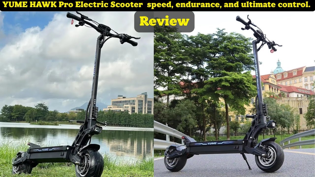 YUME HAWK Pro Electric Scooter  speed, endurance, and ultimate control  top speed of 85 km