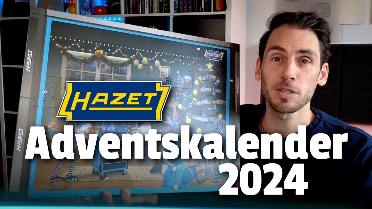 Hazet Weihnachtskalender 2024: Super Werkzeug als Geschenk