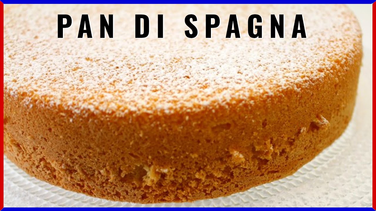 HOW TO MAKE PAN DI SPAGNA (ITALIAN SPONGE CAKE) RECIPE by ItalianCakes USA