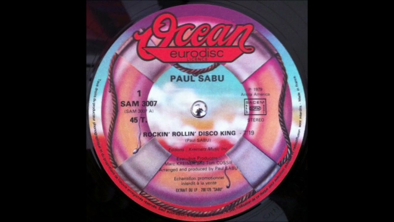 Paul Sabu - Rockin' rollin' disco king - 1979