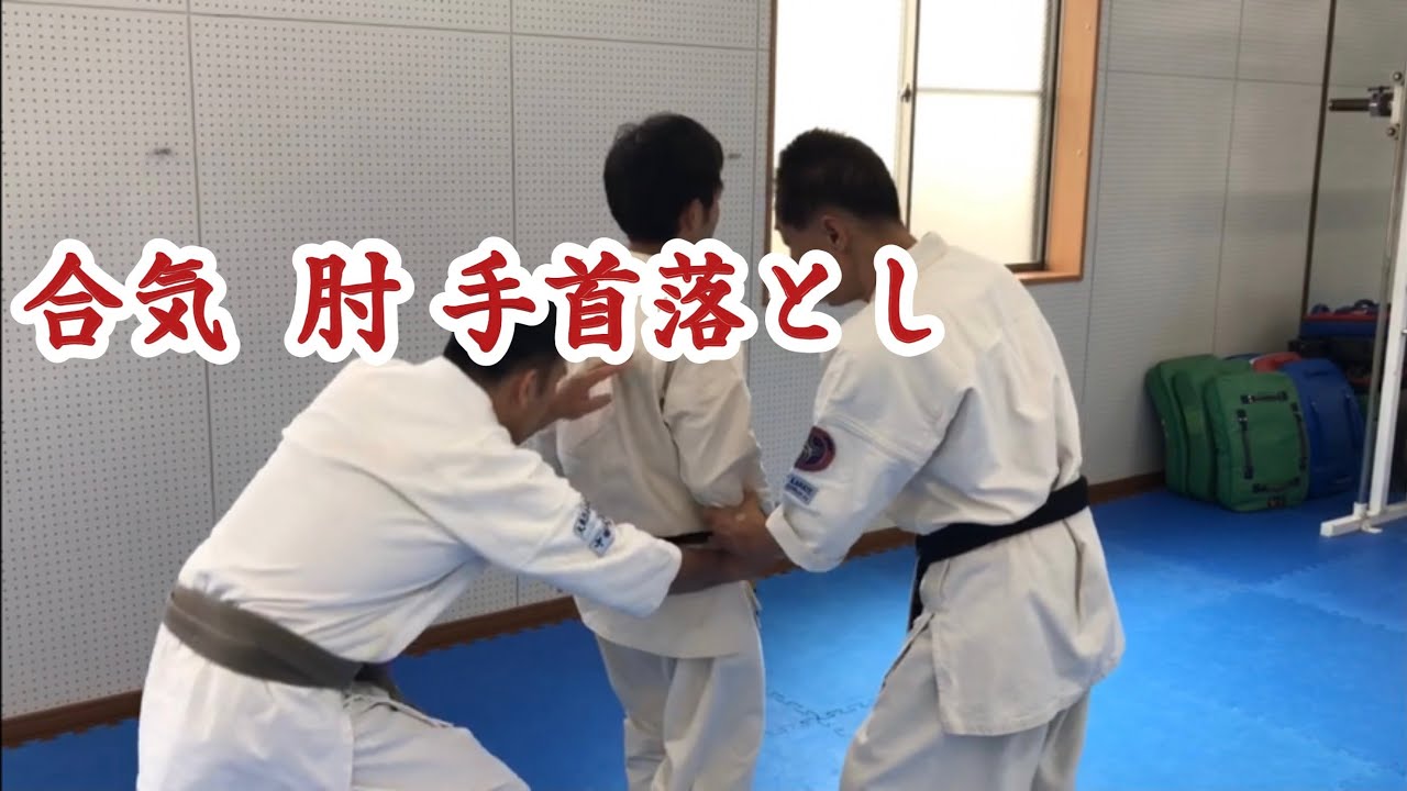 合気　肘・手首落とし　Aiki elbow&wrist snap
