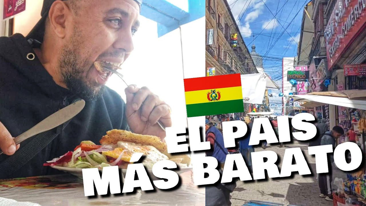 COMIENDO por $1 en BOLIVIA 🇧🇴 | La Paz