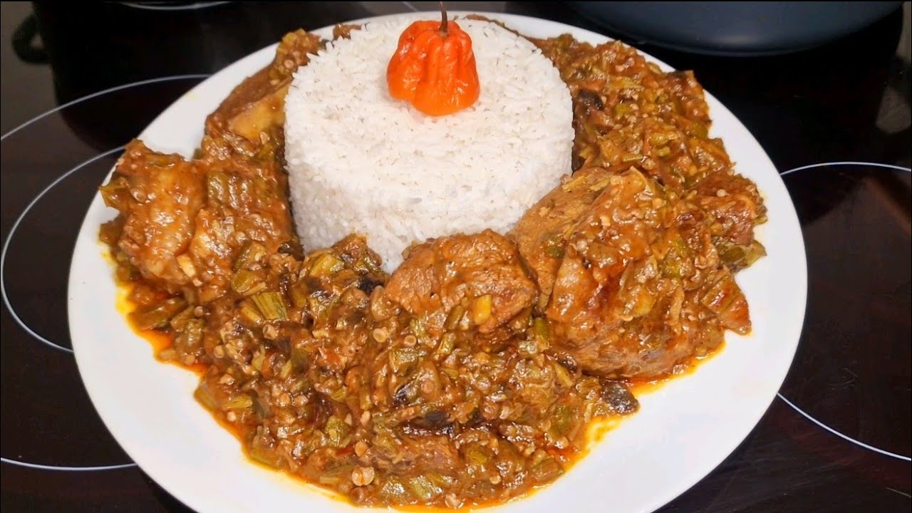 EXTRAORDINAIRE CETTE RECETTE DE GOMBO GRILLÉ À L'HUILE ROUGE.