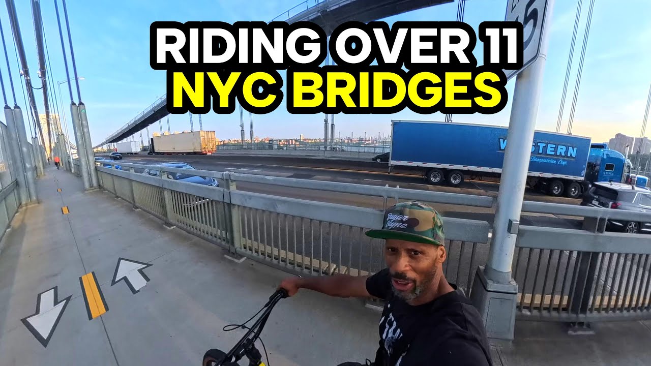 Riding Across 11 NYC Bridges Into Manhattan – Epic Bike Journey