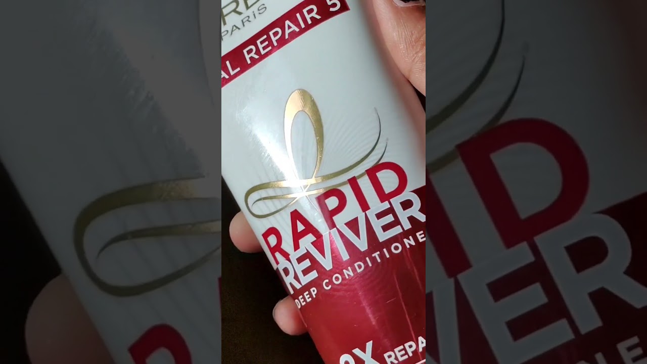 loreal rapid reviver deep conditioner helps in nourishing the hair and gives smooth finish to hair