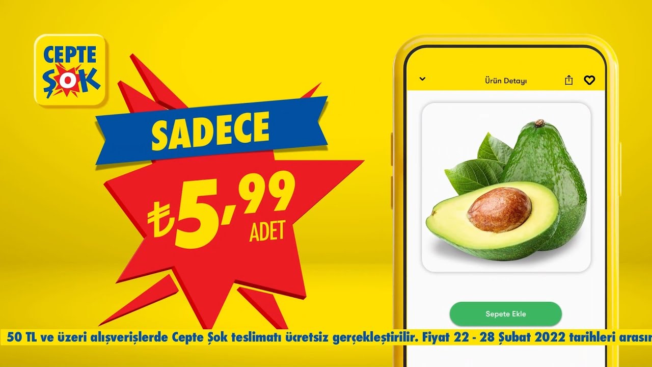 Avokado #CepteŞOK&rsquo;ta #ŞOK Market Fiyatına! 🥑