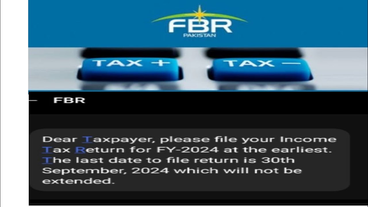 Dear Taxpayers Please File Your Income Tax Return for fy-2024 ....ll #fbr #government #fedralboard