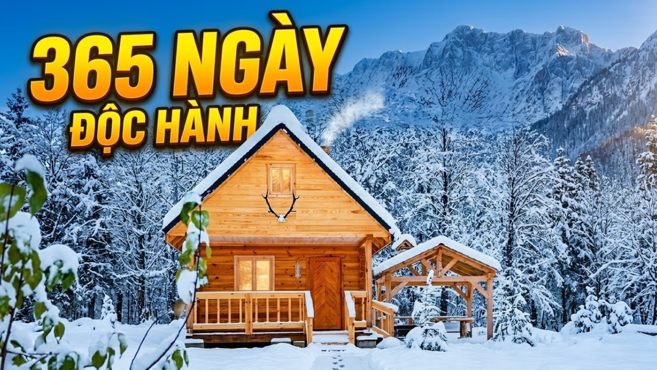 X&acirc;y Nh&agrave; Gỗ Một M&igrave;nh Từ Đầu Đến Cuối - Cuộc Sống Mơ Ước Giữa Thi&ecirc;n Nhi&ecirc;n