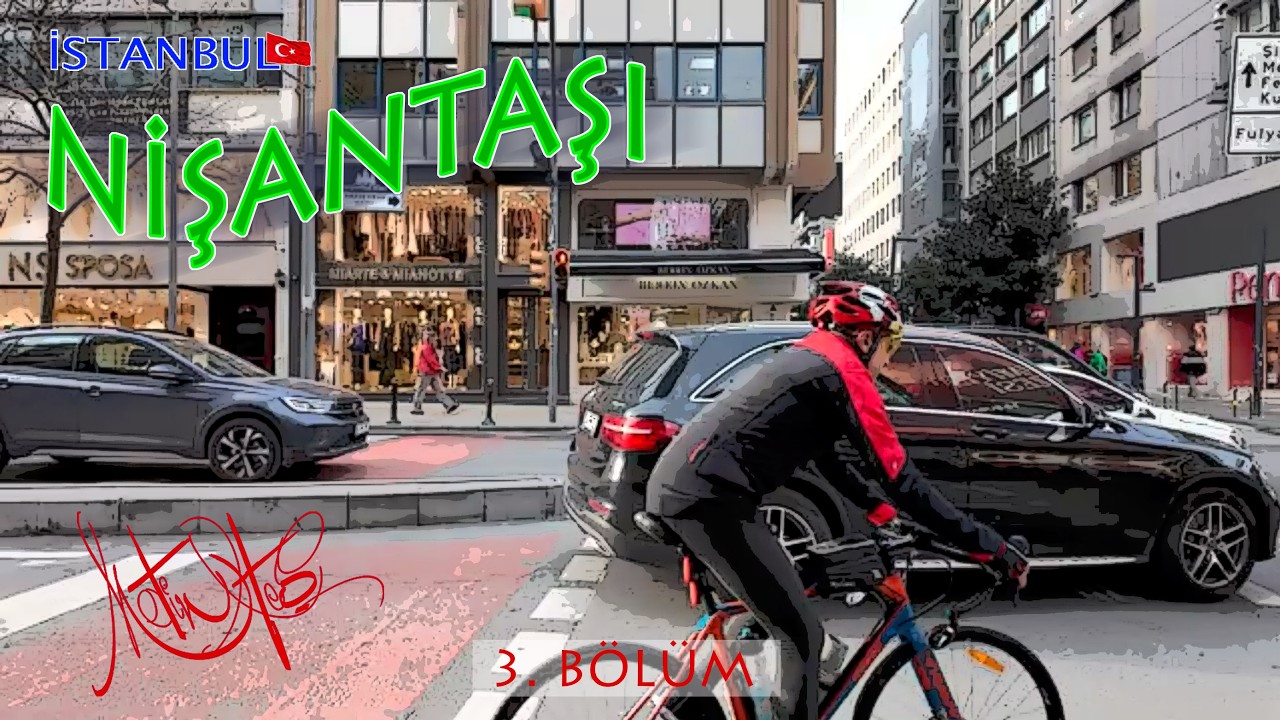 Adım adım İSTANBUL/ M.Köy, Şişli, Osmanbey, Nişantaşı büyük yürüyüş-3 / 4K Walking Tour