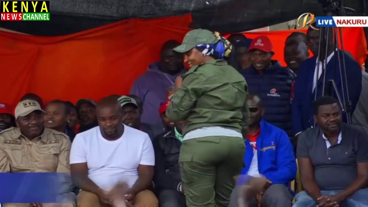 'MIMI NIMEIVA, SITAKI USHOGA, NAINGIWA NA WANAUME' Migori Woman Rep Fatuma at Nakuru Azimio Rally