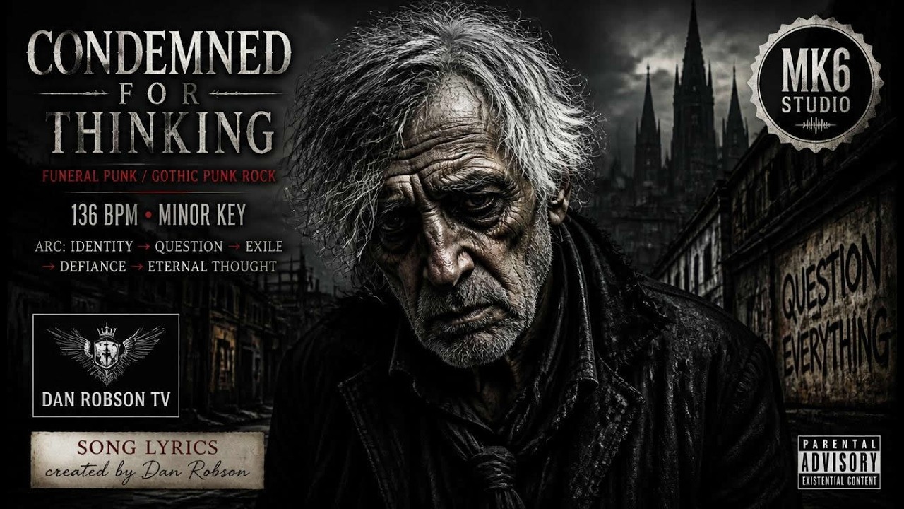 (( ELETRONIC FUSED - CONDEMNED FOR THINKING )) Song lyrics created by Dan Robson !!!