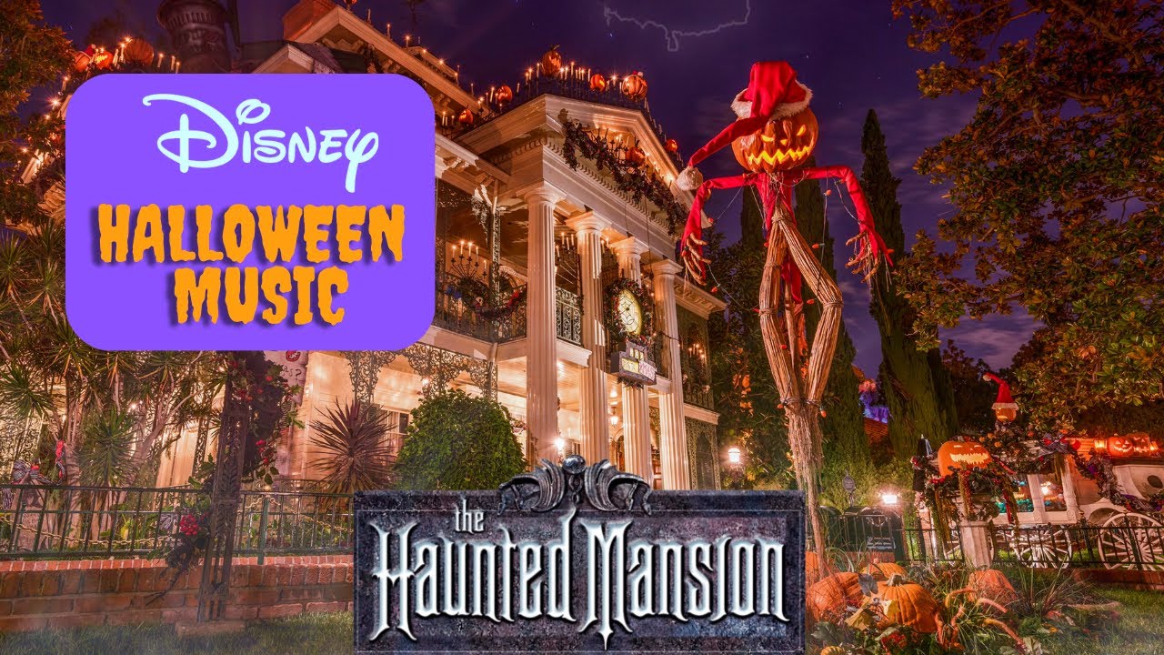 Spooky Halloween Music at Disney's Haunted Mansion for Ambience or Parties