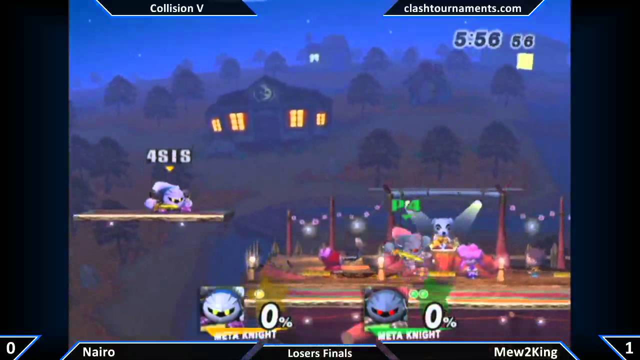 Collision V - Mew2King vs Nairo - Losers Finals - SSBB