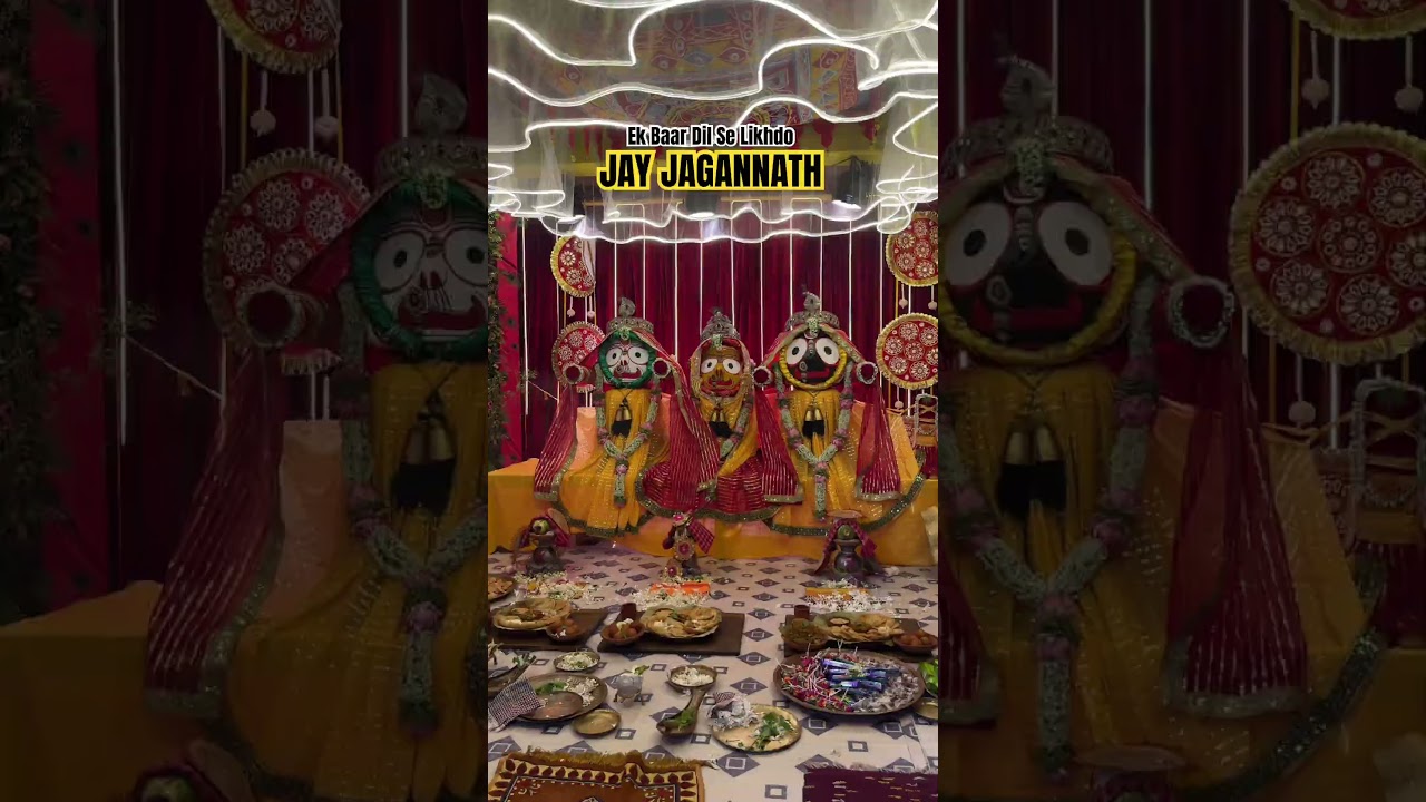 Jagannath Prabhu Rath Yatra visuals in Kolkata 🛕 #jagannath #rathyatra #festival #kolkata #shorts