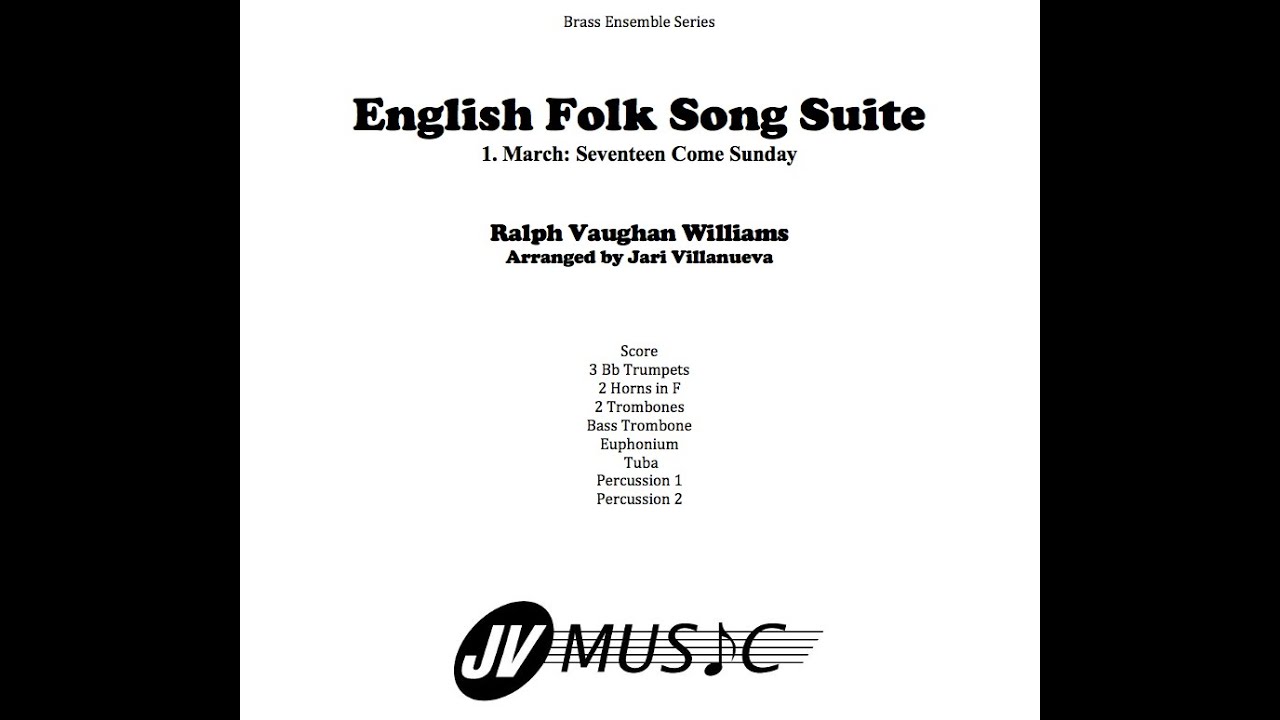 English Folk Song Suite for Brass Ensemble