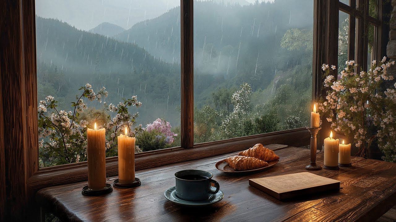 Rainy Jazz 🌃 Smooth Jazz & Rain Ambience for Late-Night Work & Calm Mood