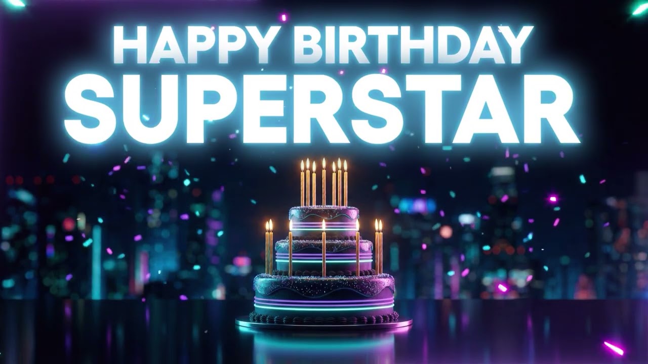 Happy Birthday Superstar Song 🎂 The Original Melody