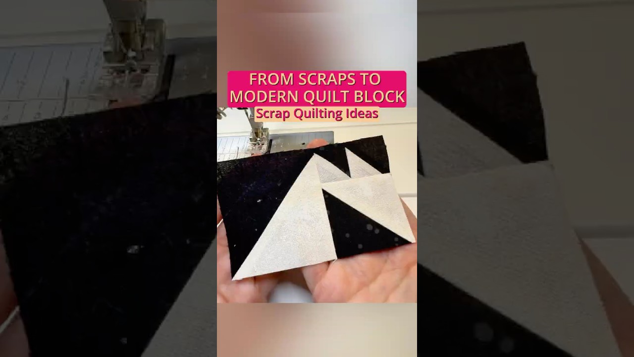 How I Transform Leftover Scraps Into Modern Quilt Designs | Scrap Quilting Ideas