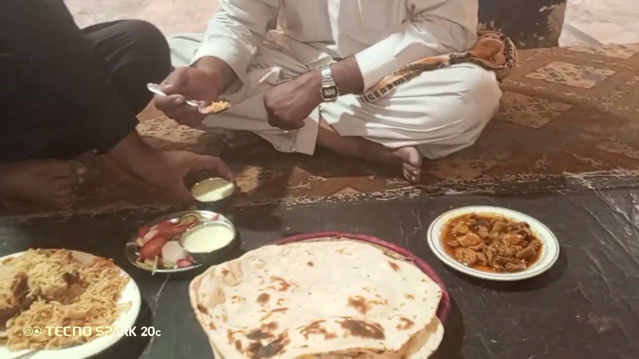ڈرائیوروں کا شام کا کھانا 😬😬