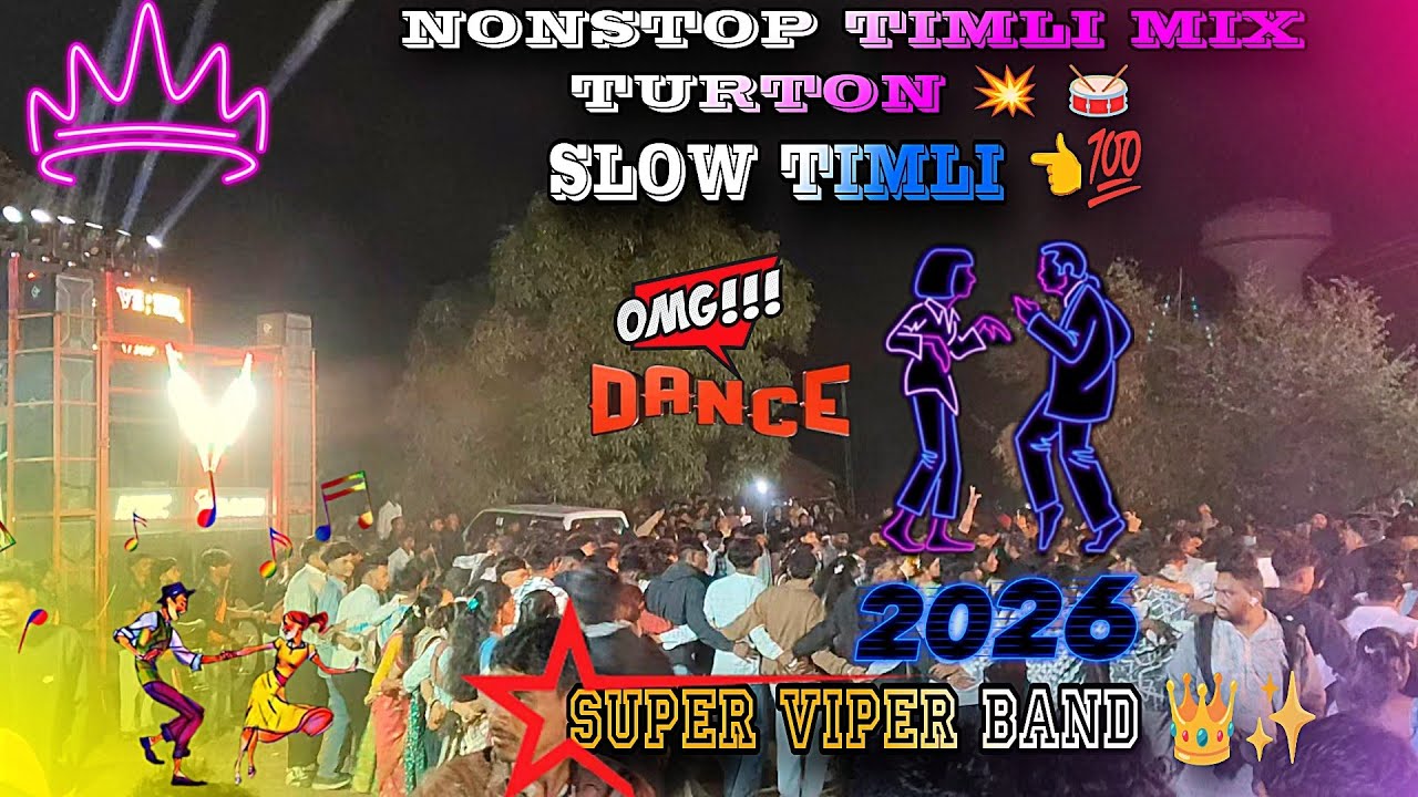 NEW SLOW💗🤩 TIMLI MIX TURTON 💥✨ क्या बजाती है यार 💥🤩 PUBLIC का DIL खुश हो गया 💗😍 SUPER VIPER BAND 👑✨