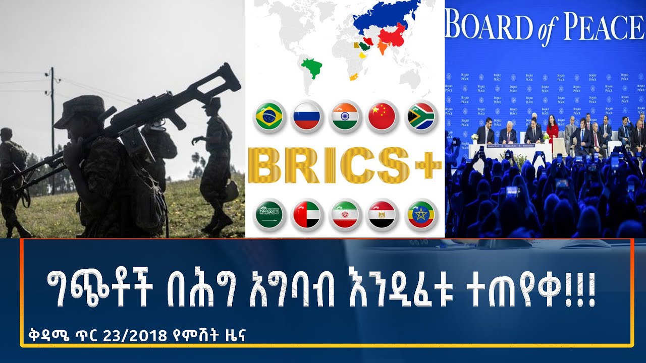 Ethiopia - ESAT Amharic Night time News 31 January 2026