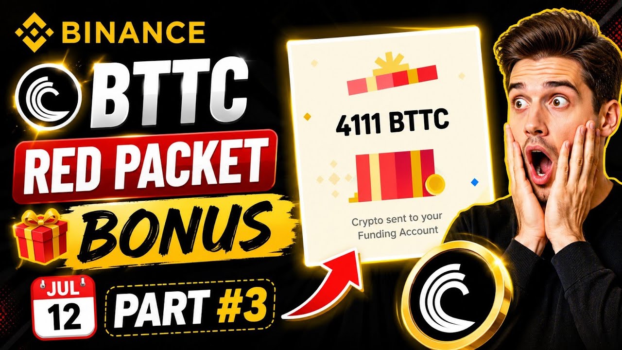 Binance red packet today🔥| Free bttc red packet | Red packet code in binance today | Part#3