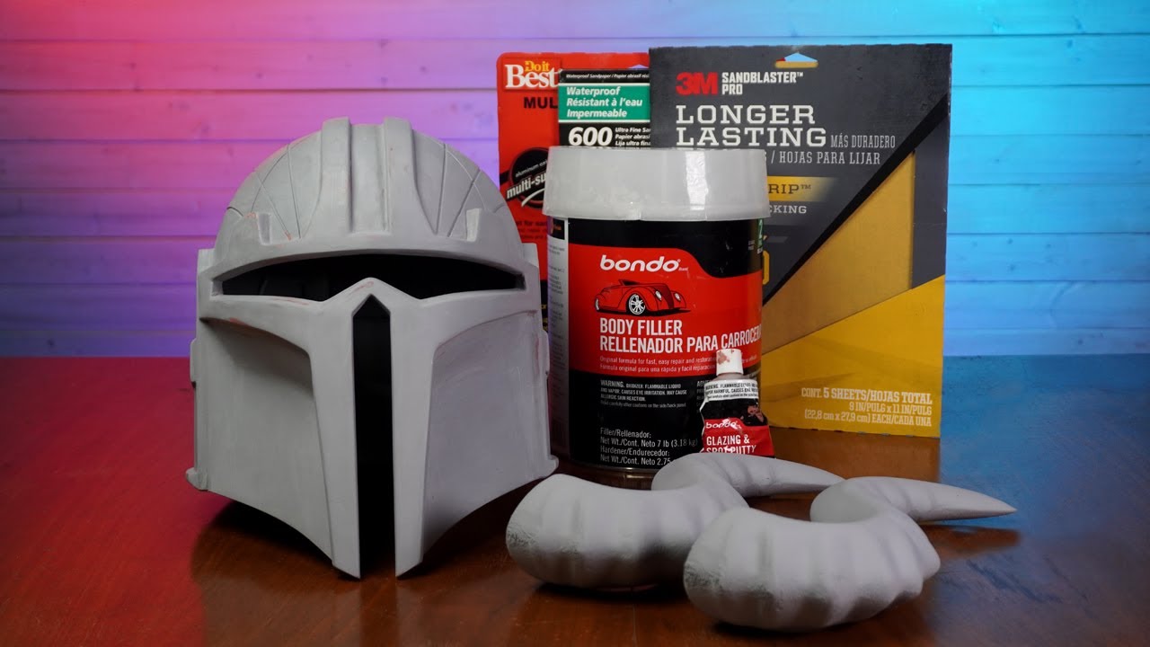 How to Sand, Fill and Prime 3D Printed Parts  - Viking Mandalorian - Part 1