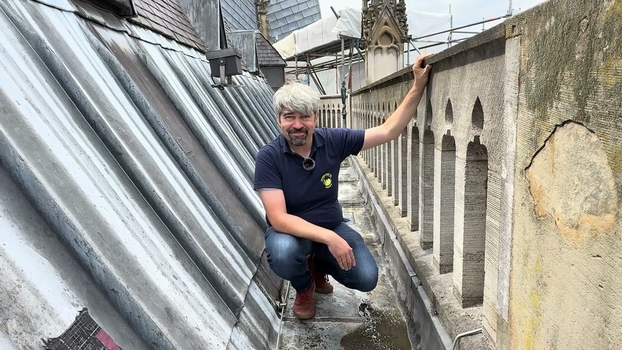 Frische Eindr&uuml;cke von den aktuellen Sanierungen am Aachener Dom gibt Dombaumeister Dr. Jan Richarz!