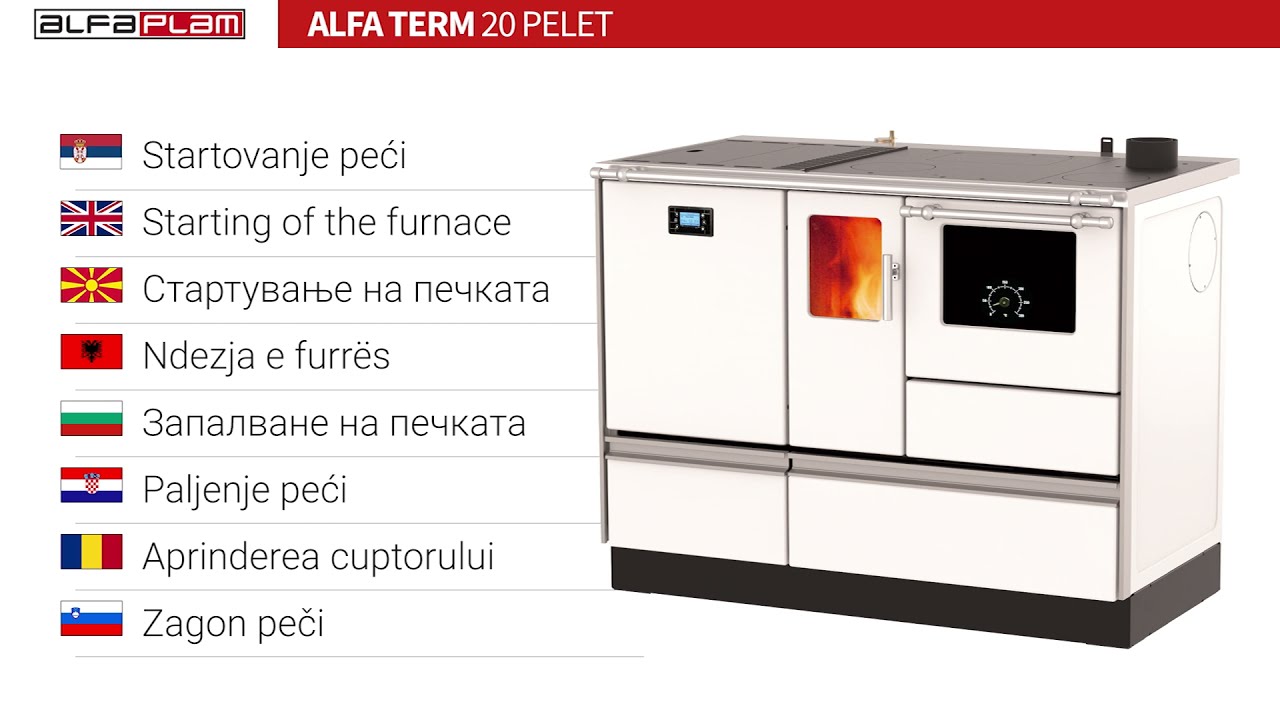 Alfa Term 20 Pelet    Startovanje štednjaka (Stove ignition)