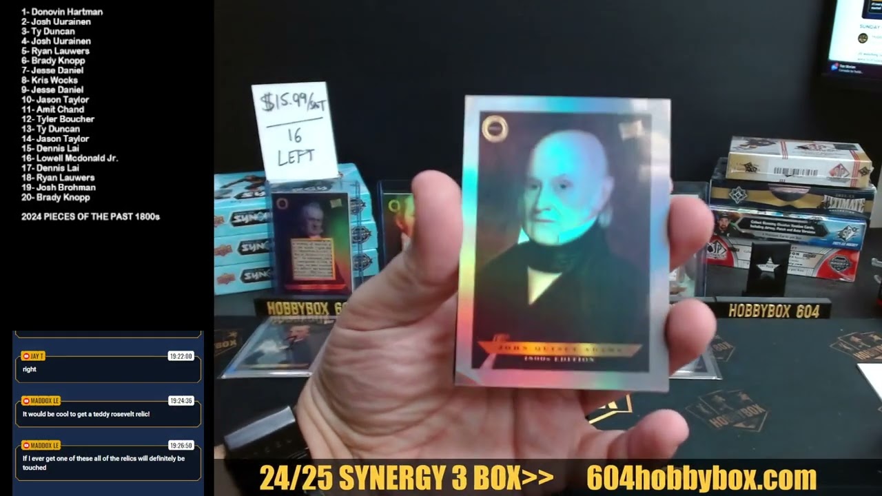 SUNDAY FUNDAY 2024 PIECES OF THE PAST 1800s KALEIDOSCOPE 5 BOX 1/2 CASE #1