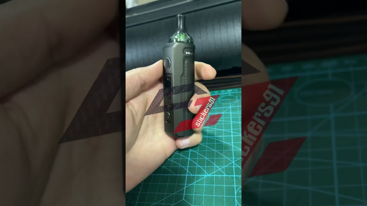 #mattechrome #gunmetal #gray #skin #wrap #voopoo #dragx