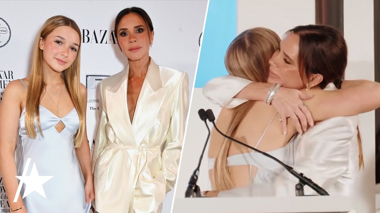 Harper Beckham Gives Heartfelt Speech About Victoria Beckham at Women of the Year Awards
