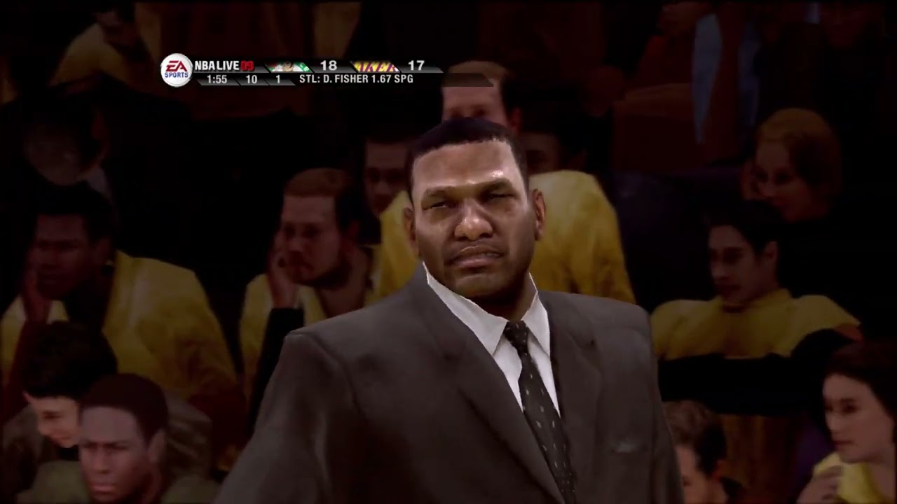NBA Live 09 Xbox 360 Gameplay - NBA Finals - Boston Celtics vs Los Angeles Lakers