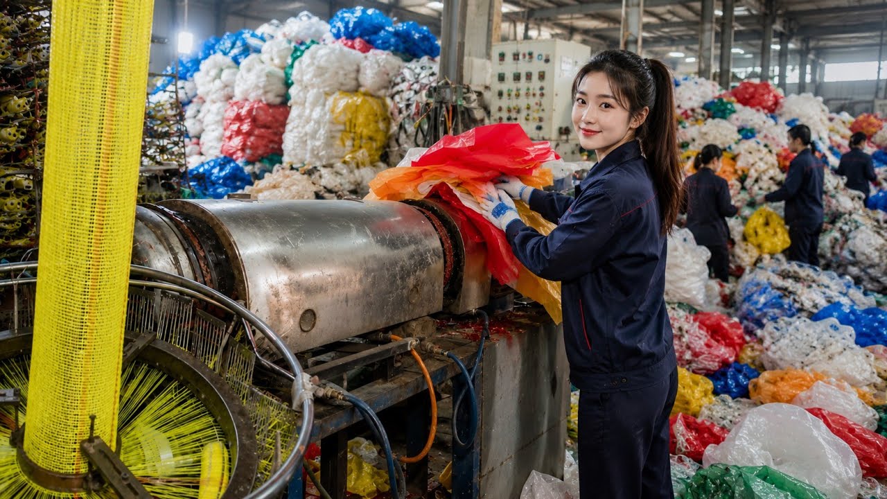 Recycling of Used PP Woven Bags Into Manufacturing New PP Woven Bags ll Recycling Of Old PP  Bags