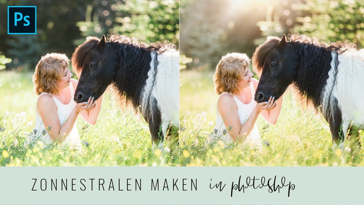 Zonnestralen maken in Photoshop