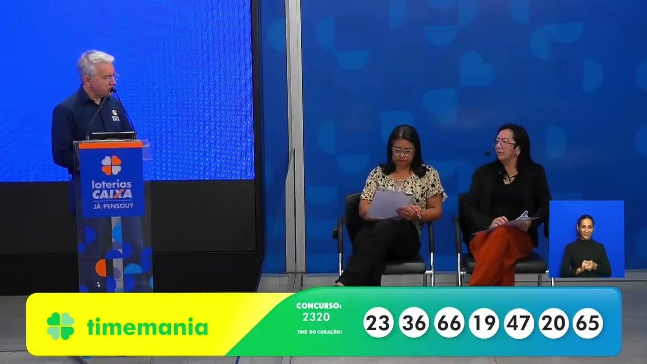 Resultado da Timemania - Concurso nº 2320 - 13/11/2025