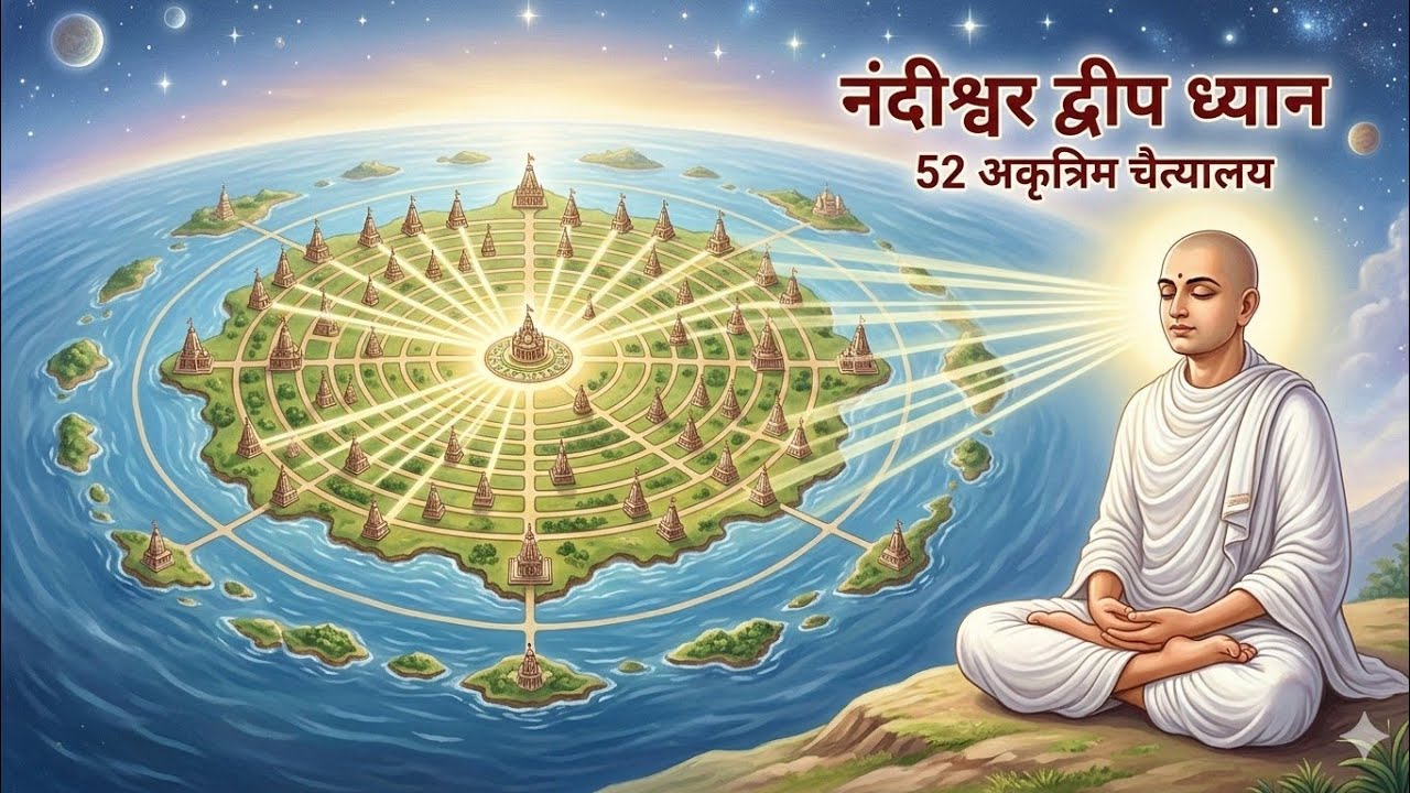 नंदीश्वर dweep ध्यान