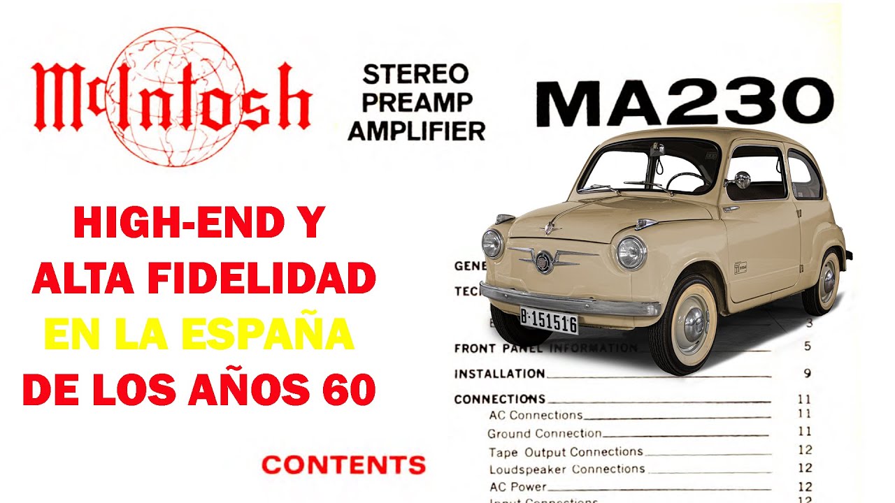 Alta Fidelidad y High-End en España, años 60 #altafidelidad #vintage #audio