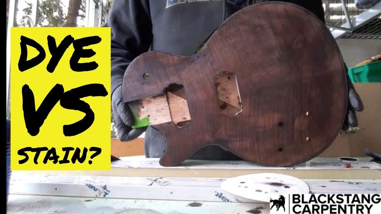 Dye and Stain Guitar Body - Episode 2