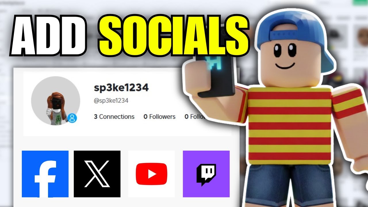 How To Put Social Links On Roblox Profile (Step By Step)