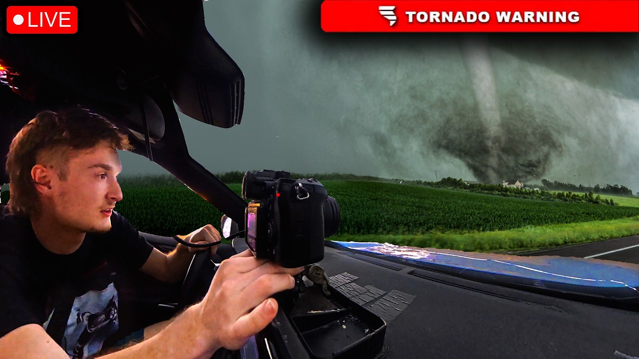 Insane Minnesota Tornado Chase Live Stream 4/13/2026