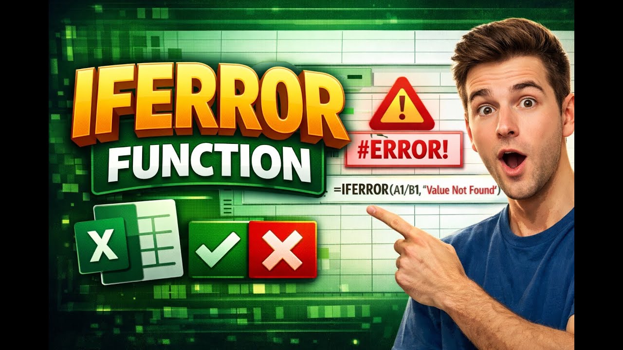How to Use IFERROR Function in Excel