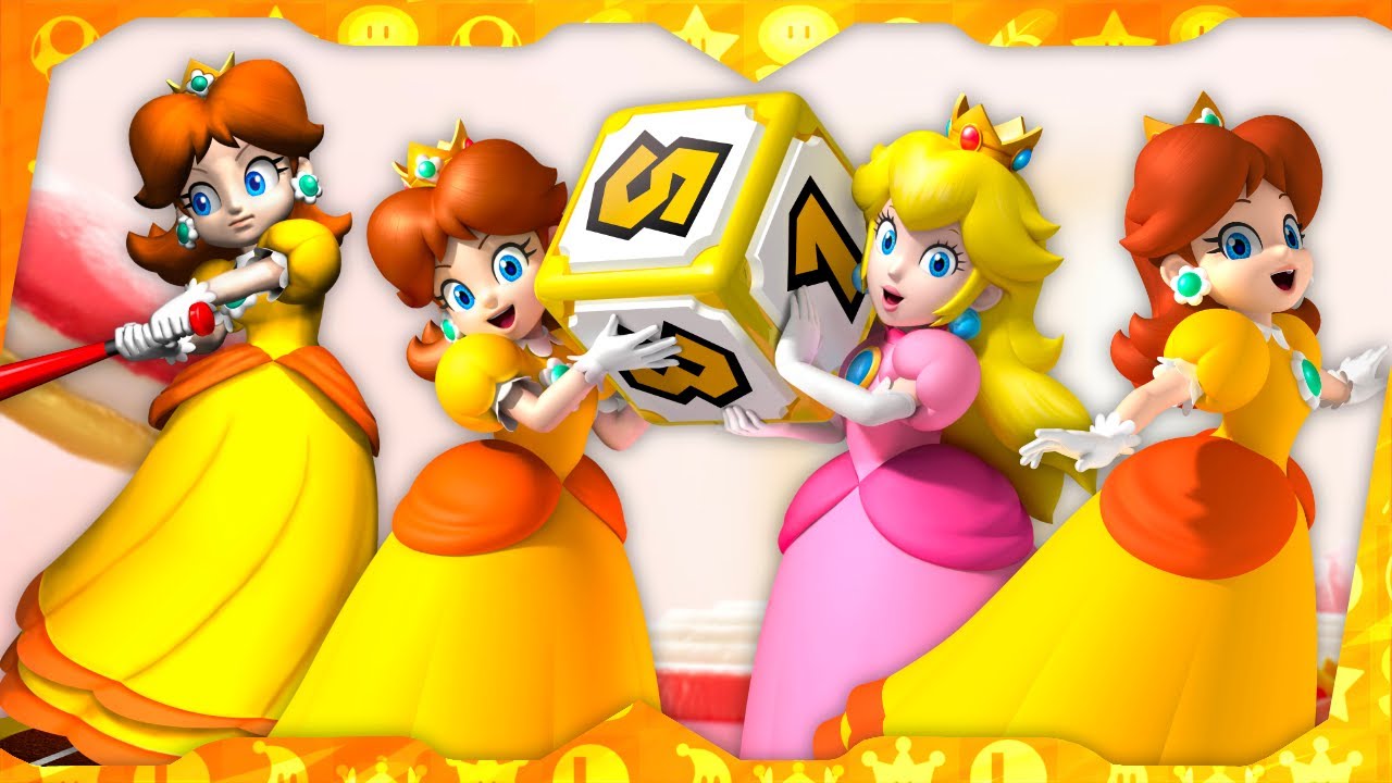 Mario Party series ᴴᴰ All Minigames (Daisy gameplay) 2002 - 2021