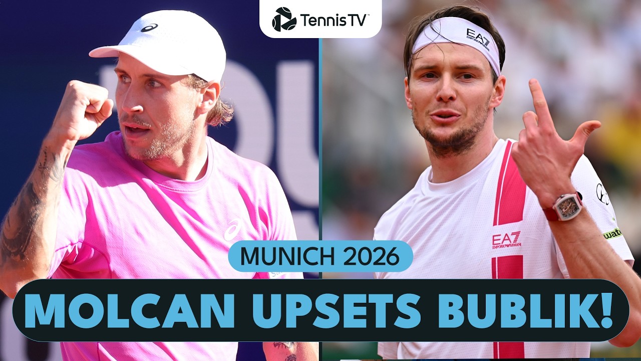 World No. 166 Molcan Upsets Bublik! | Munich 2026 Highlights