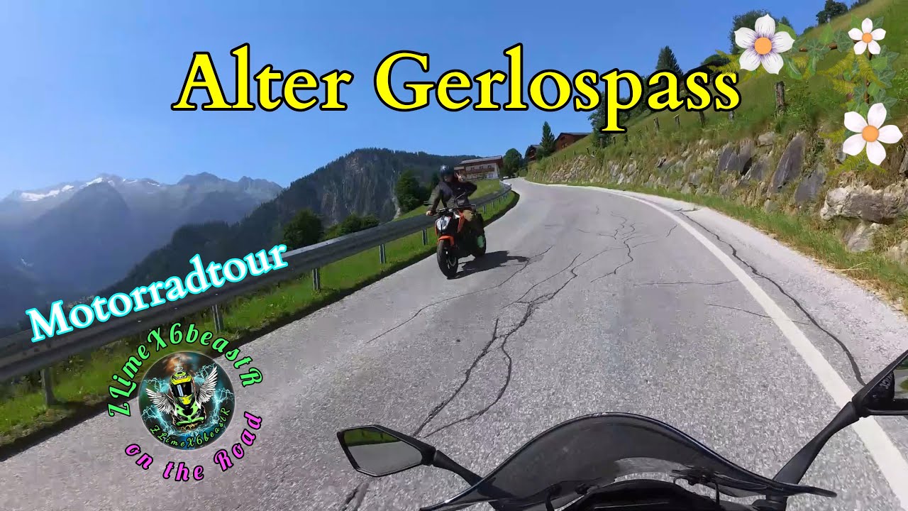 🌎Alter Gerlospass Motorradtour von Wald im Pinzgau bis nach Zell am Ziller Tirol🌺