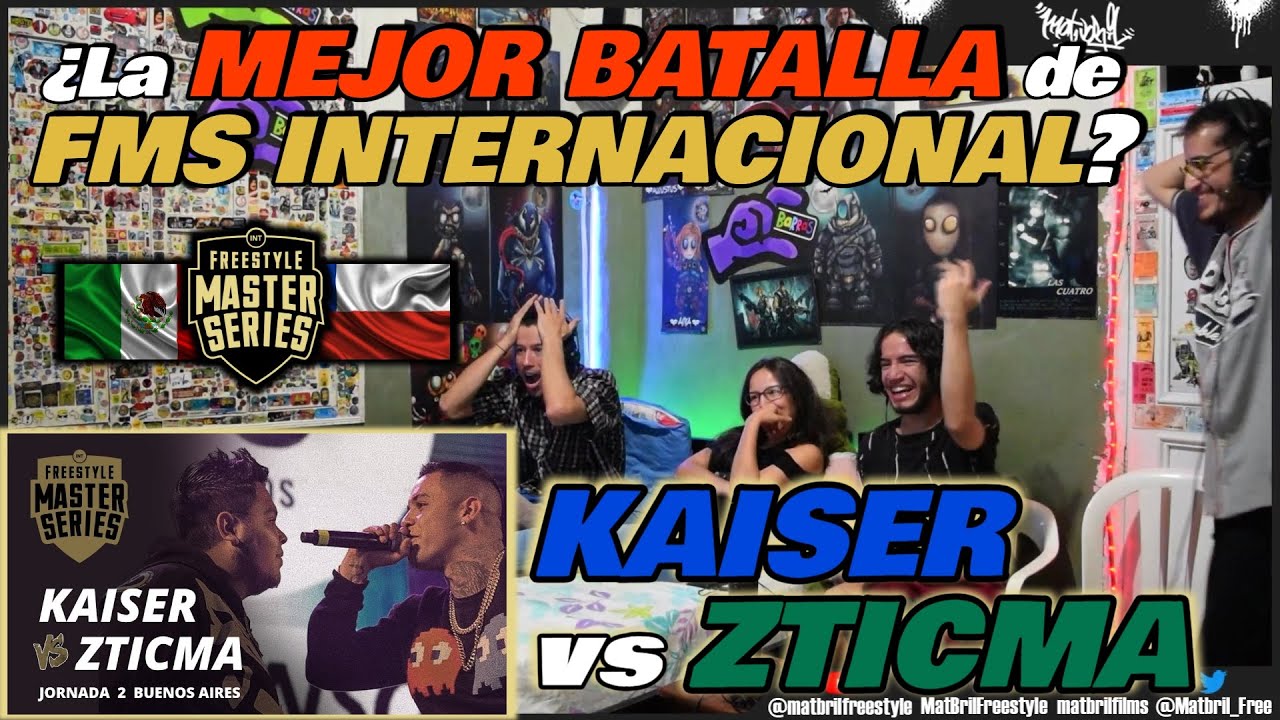 🔴COLOMBIANOS REACCIONAN a ZTICMA vs KAISER ¿La MEJOR BATALLA de FMS INTER? [FMS INTERNACIONAL 2019]💥